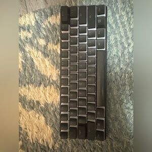 Razer huntsman mini purple clicks switches and added new keycaps